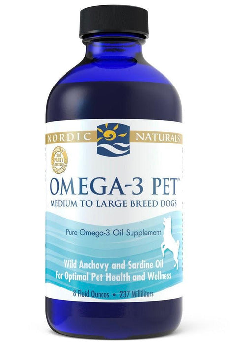 Nordic Naturals Omega-3 Anchovy & Sardine Oil Pet Supplement 8 oz