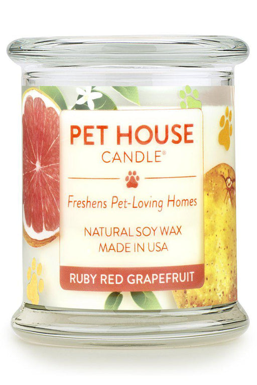 Pet House Candle, Ruby Red Grapefruit