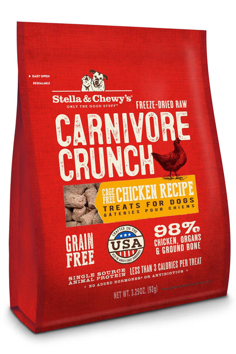 Stella and Chewy's Carnivore Crunch Chicken Dog Treats