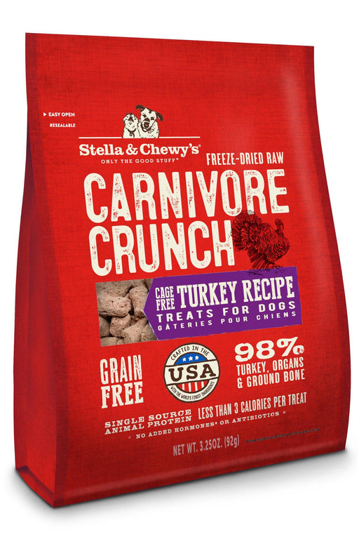 Stella and Chewy's Carnivore Crunch Turkey Dog Treats