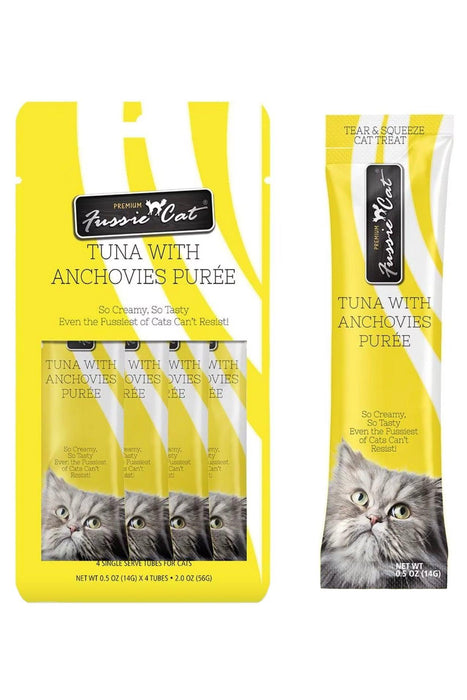 Fussie Cat Tuna Anchovies Puree Cat Treat
