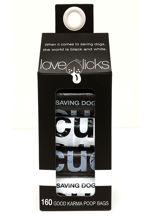 Metro Paws Love and Licks 8-Pack Good Karma Dog Bags
