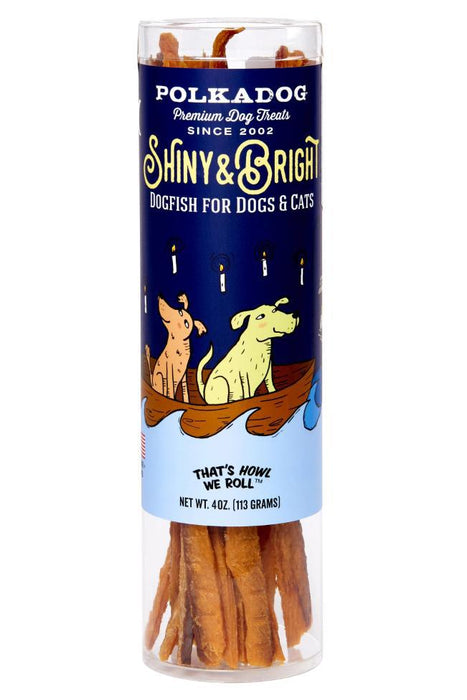 Polkadog Holiday Shiny & Bright Dogfish Dog Treats