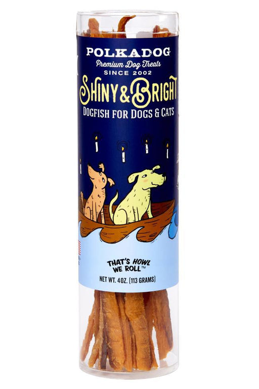 Polkadog Holiday Shiny & Bright Dogfish Dog Treats