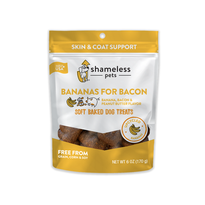 Shameless Bananas for Bacon Dog Treat