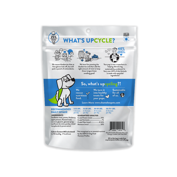 Shameless Blueberry Treasure Dog Treats