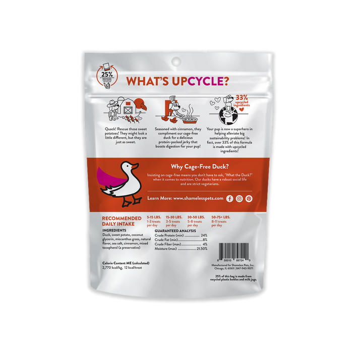 Shameless Duck-Tato Jerky Bites