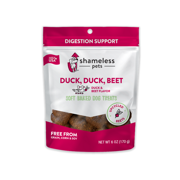 Shameless Duck, Duck, Beet Dog Treat