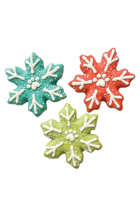 Bosco and Roxy's Snowflake Frosted Dog Cookie