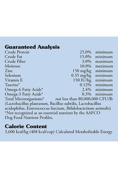 Taste of the Wild Pacific Stream Dry Dog Food Guaranteed Analysis