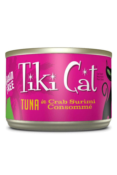Tiki Cat Tuna and Crab Cat Food Can, 6 oz