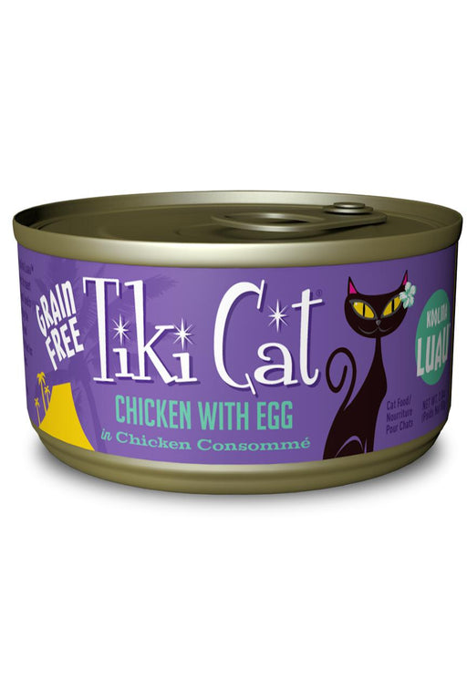 Tiki Cat Chicken with Egg Cat Food Can, 2.8 oz