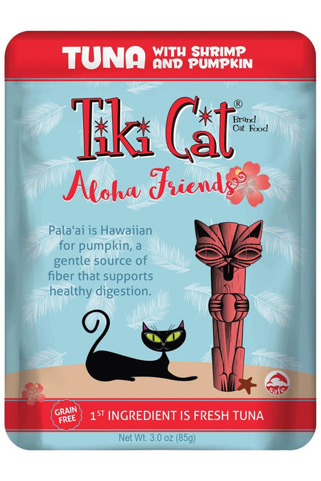 Tiki Cat Aloha Friends Tuna With Shrimp And Pumpkin Cat Food Pouch