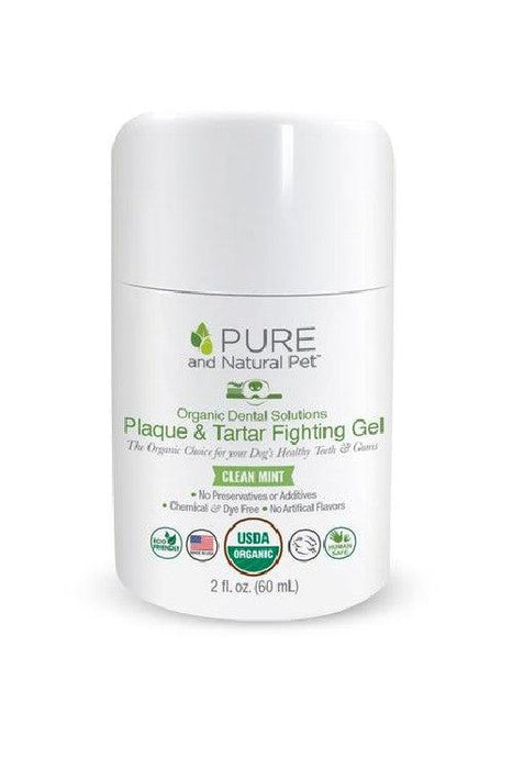 Pure and Natural Dental Plaque and Tartar Fighting Gel for Dogs