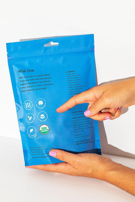 Wild One Organic PB and J Biscuits Back