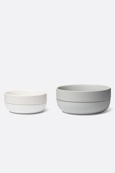 Waggo Cling Light Grey Silicone Bottom Dog Bowl