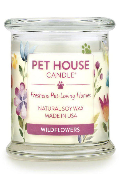 Pet House Candle Wildflowers