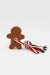 Zippy Paws Tuff Teether Gingerbread Man Dog Toy
