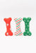 Zippy Paws Holiday Patterned Mini Bones 3 Pack Dog Toy