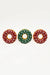 Zippy Paws Holiday Mini Latex Donutz 3 Pack Dog Toy