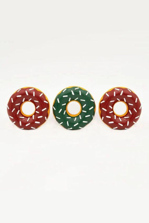 Zippy Paws Holiday Mini Latex Donutz 3 Pack Dog Toy