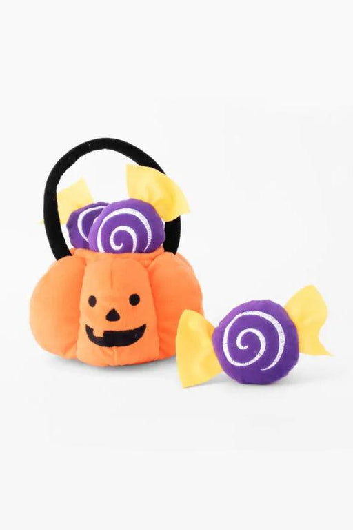 Zippy Paws Burrow Trick-or-Treat Basket Dog Toy
