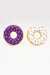 Zippy Paws Halloween Latex Donutz 2 Pack Dog Toy