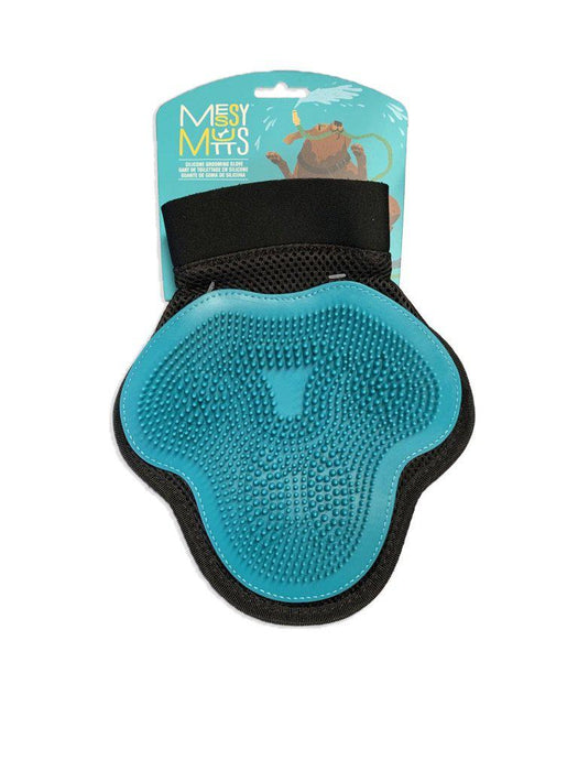 Messy Mutts Silicone Grooming Glove for Pets