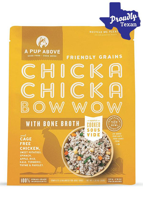 A Pup Above Chicka Chicka Bow Wow Sous-Vide Dog Food