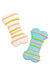 Bosco and Roxy's Spring Striped Dipped Bones Dog Cookie