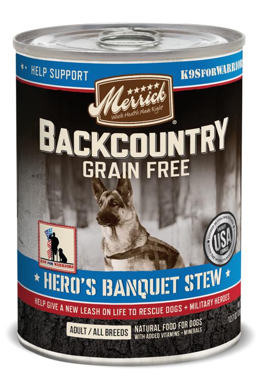 Merrick Backcountry Hero's Banquet Stew Wet Dog Food
