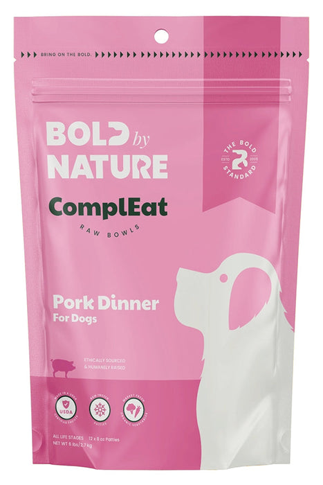 Bold By Nature ComplEat Pork Raw Dog Food