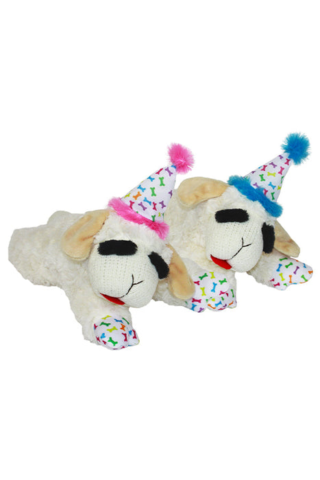 MultiPet Lambchop with Birthday Hat Dog Toy