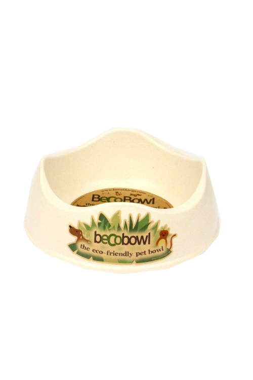 BecoBowl Medium Dog Bowl, Natural