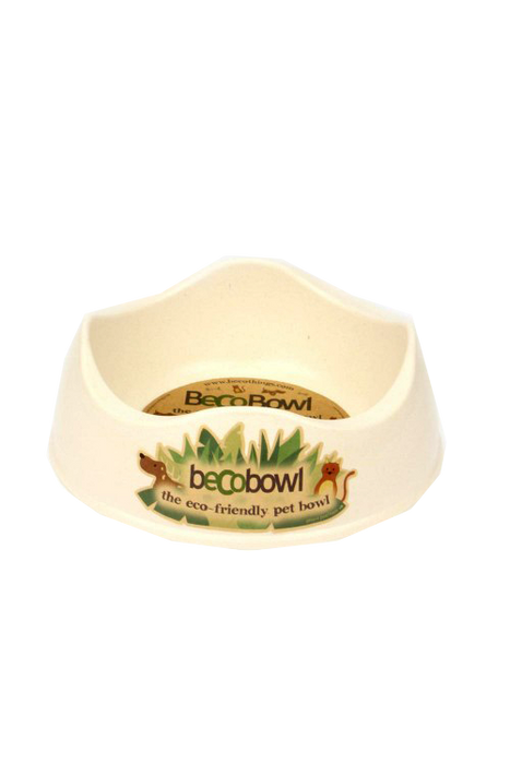 BecoBowl Large Dog Bowl, Natural