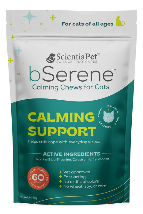 BSerene Calming Support Chews for Cats