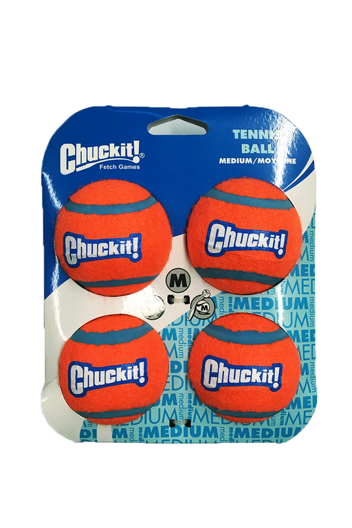 ChuckIt! Tennis Balls, 4-pack