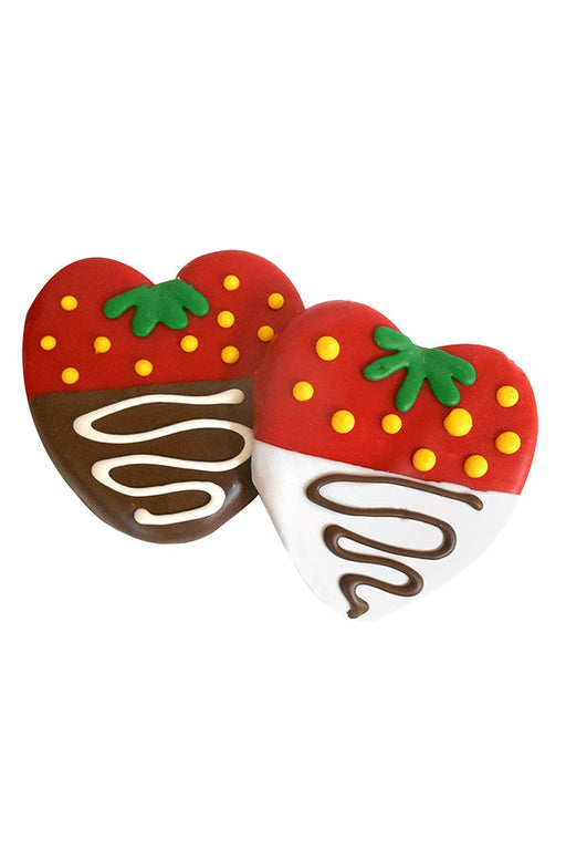 Claudia's Covered Strawberries Dog Cookie