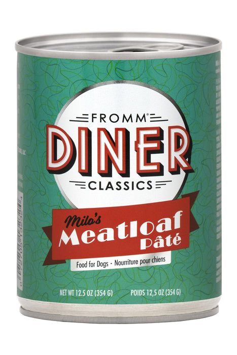 Fromm Diner Milo's Meatloaf Pate Wet Dog Food