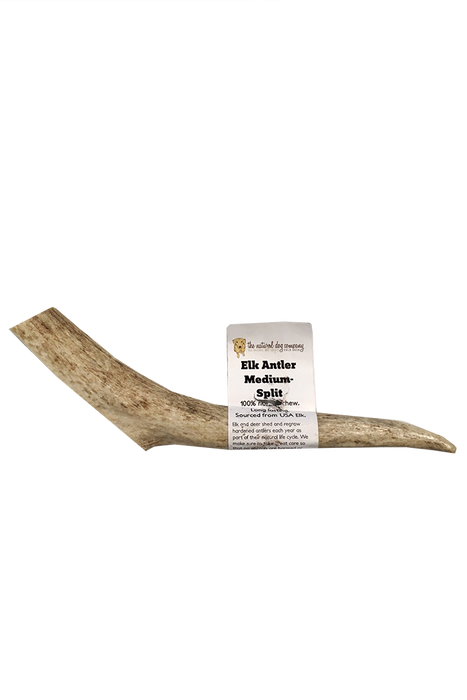 Natural Dog Co. Split Elk Antler, Medium