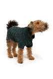 fabdog Chenille Mochneck Gold Dog Sweater