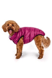 fabdog Pack-N-Go Reversible Purple Combo Dog Jacket