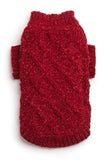 fabdog Chenille Mochneck Ruby Dog Sweater