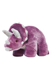 Fluff and Tuff Charlie Triceratops Dog Toy