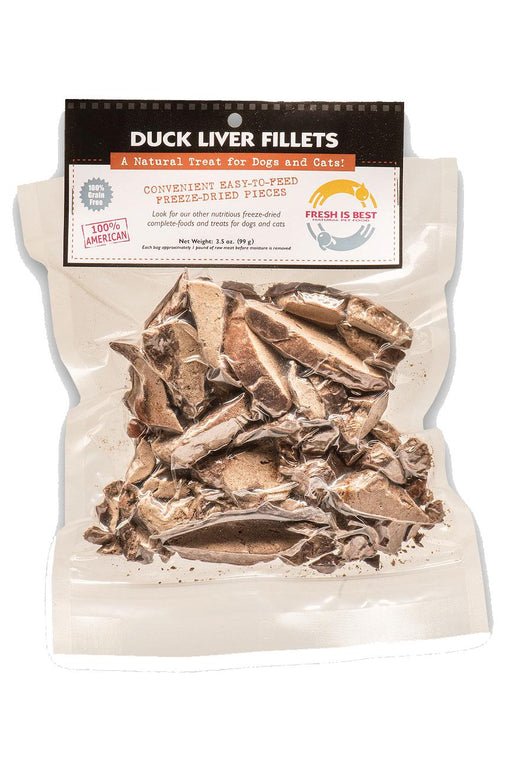 Fresh is Best Duck Liver Fillets Pet Treats