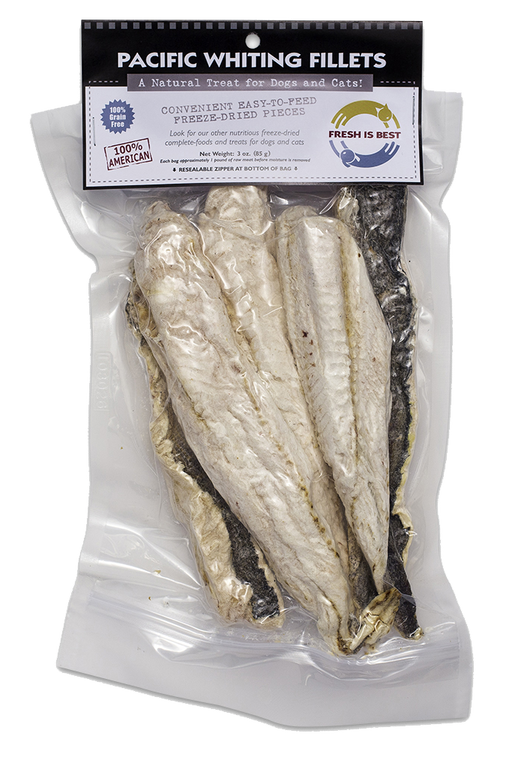 Fresh is Best Pacific Whiting Fillets Pet Treats