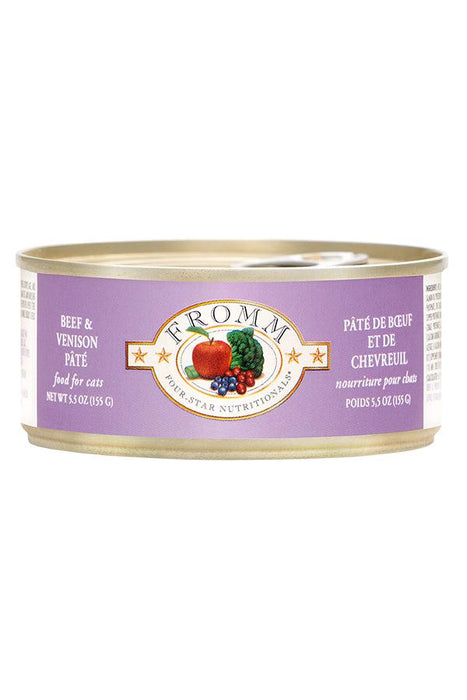 Fromm 4 Star Beef and Venison Pate Canned Cat Food