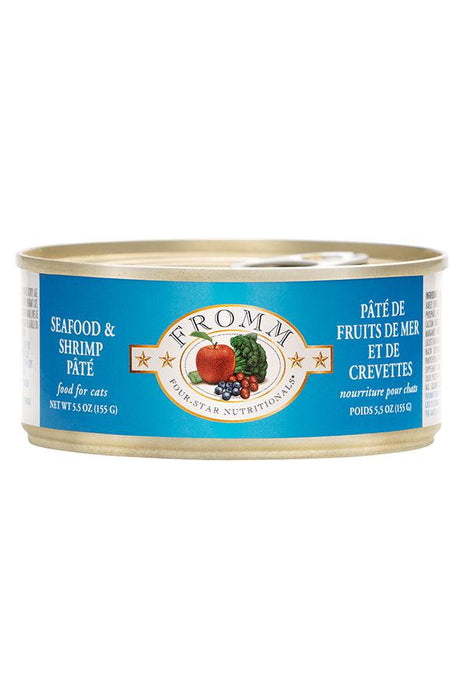 Fromm 4 Star Seafood and Shrimp Pate Canned Cat Food
