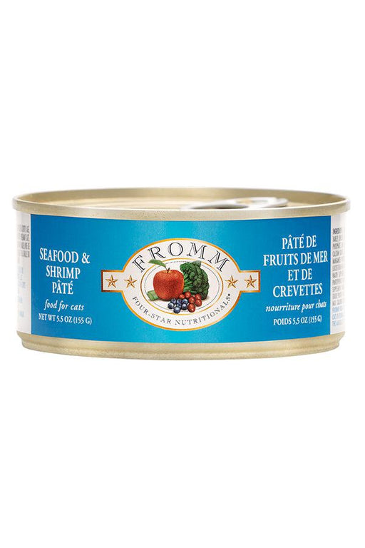 Fromm 4 Star Seafood and Shrimp Pate Canned Cat Food