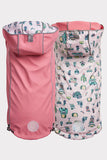 GF Pet Reversible Pink Fiesta Raincoat